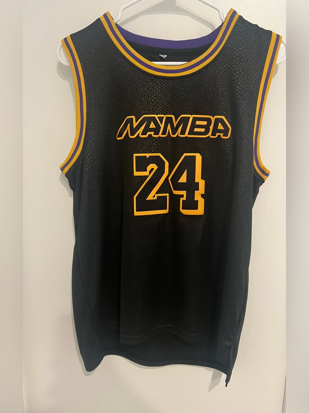 24 Black & Gold Basketball Jersey